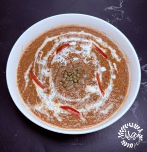 Soupe de lentilles à l’indienne